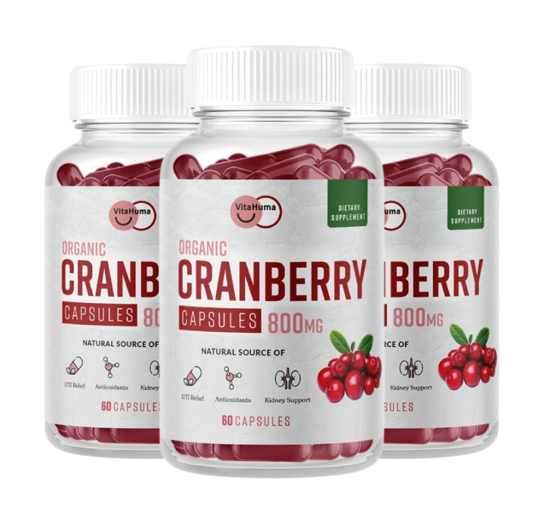 Cranberry Extract Capsules - 3 Bottle Bundle