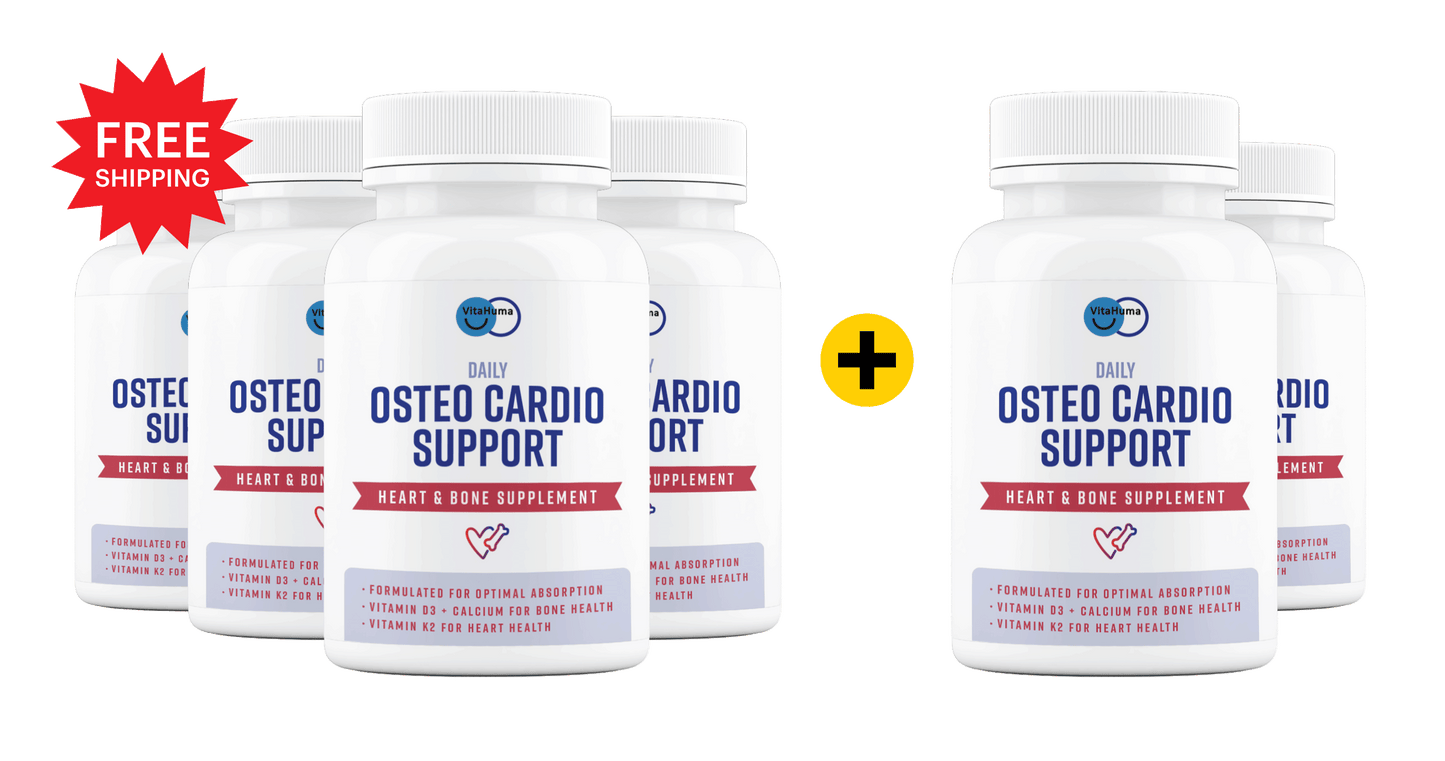 Osteo Cardio Support Vitamin D3 Capsules - 6 Bottles