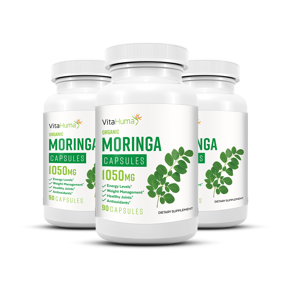 Organic Moringa - 3 Bottles