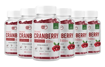 Cranberry Extract Capsules - 6 Bottle Bundle