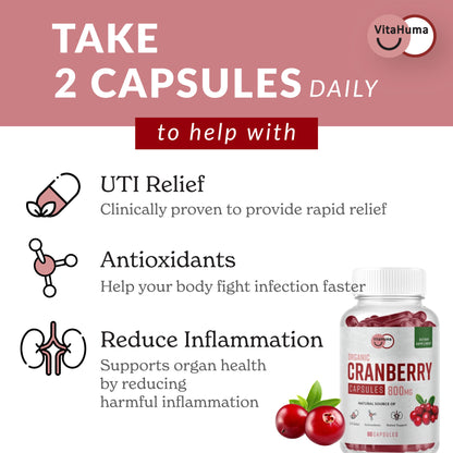 Cranberry Extract Capsules - 1 Bottle