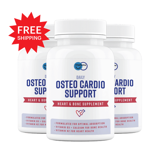 Osteo Cardio Support Vitamin D3 Capsules - 3 Bottles